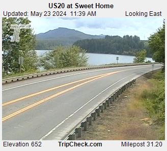 Traffic Cam US 20 at Sweet Home